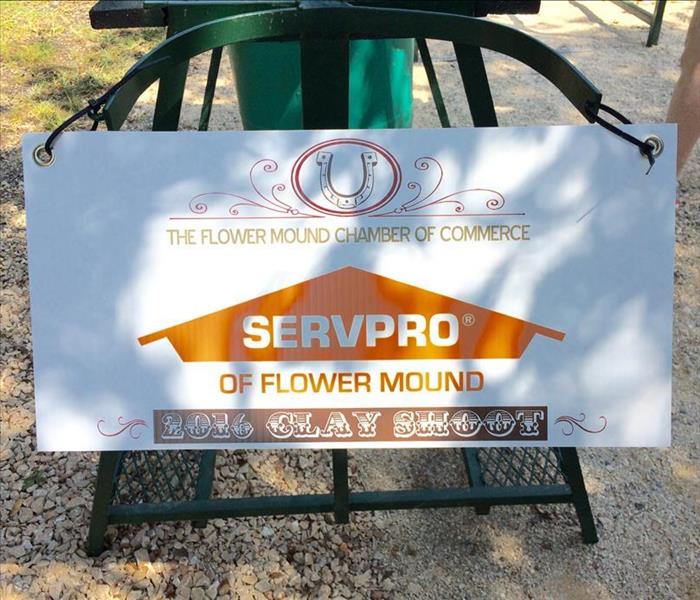SERVPRO of flower mound chamber of commerce sign
